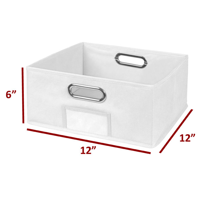 Rebrilliant HalfSize Foldable Fabric Storage Bin & Reviews Wayfair